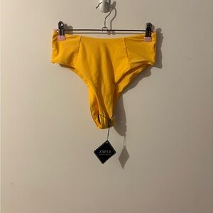 Zaful Women’s Bright Yellow swim Bottoms size 4